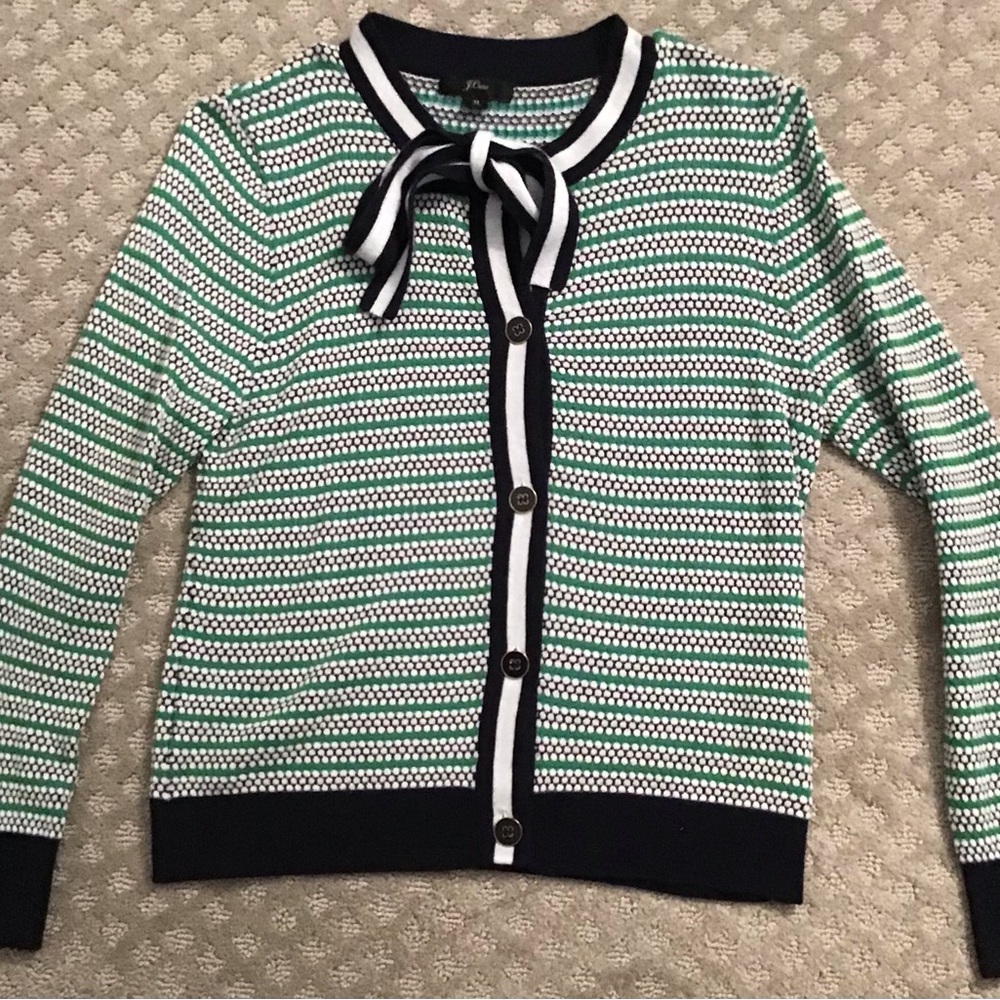 Jcrew cardigan in perfect condition, cute bow detail